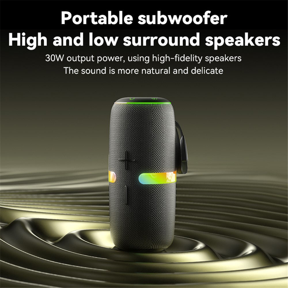 Bärbar Bluetooth-högtalare Yesido YSW22, 30W, RGB, Vattentät, Svart