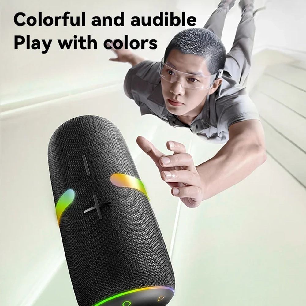 Bärbar Bluetooth-högtalare Yesido YSW22, 30W, RGB, Vattentät, Svart