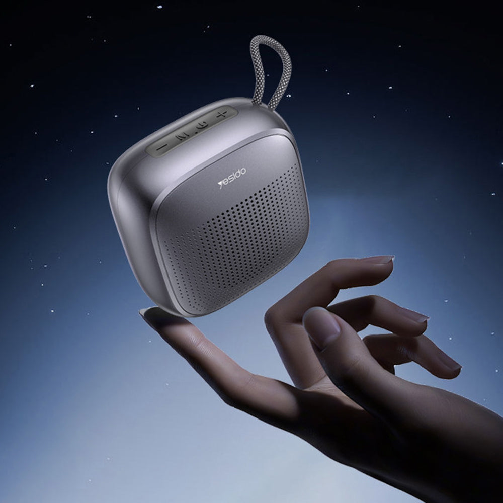 Bärbar Bluetooth-högtalare Yesido YSW24, 5W, Vattentät, Svart