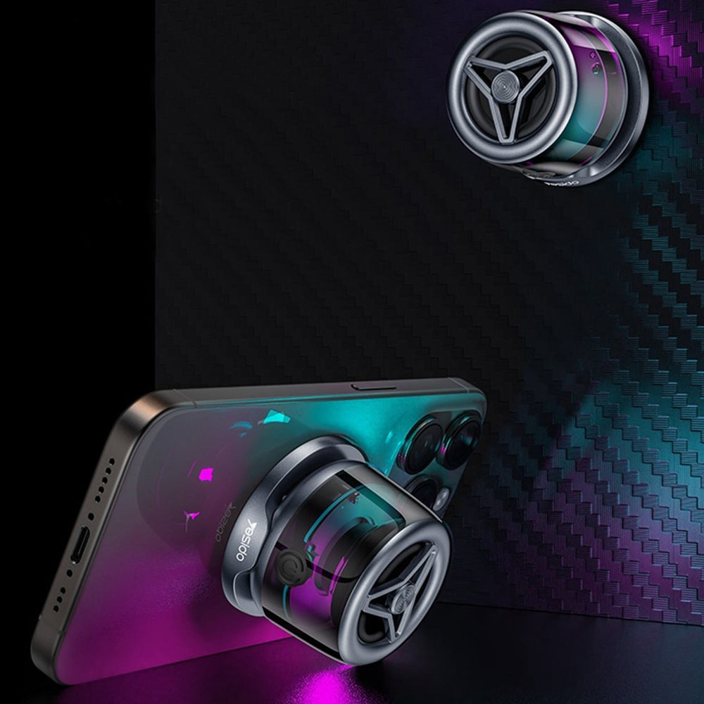 Bärbar Bluetooth-högtalare Yesido YSW32, 3W, RGB, Svart