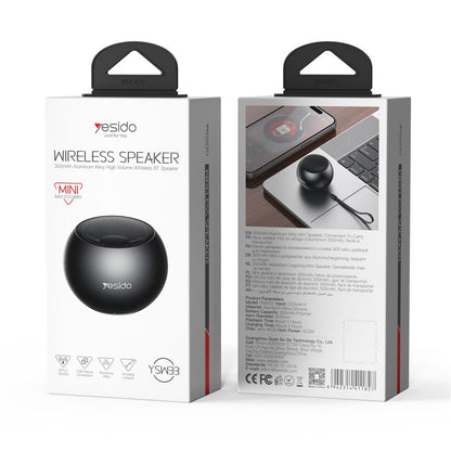 Bluetooth-högtalare Yesido YSW33, 3W, Svart