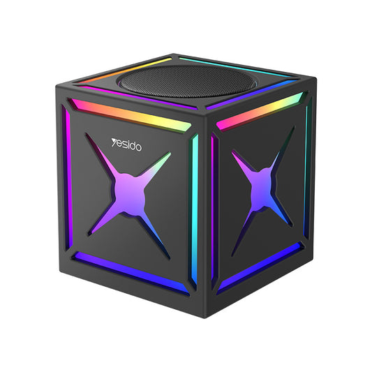 Bluetooth-högtalare Yesido YSW34, 8W, RGB, Svart