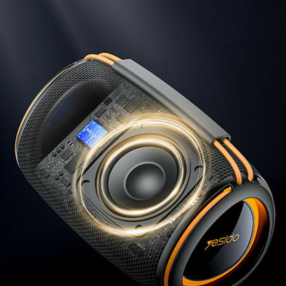 Bärbar Bluetooth-högtalare Yesido YSW39, 20W, TWS, RGB, Svart