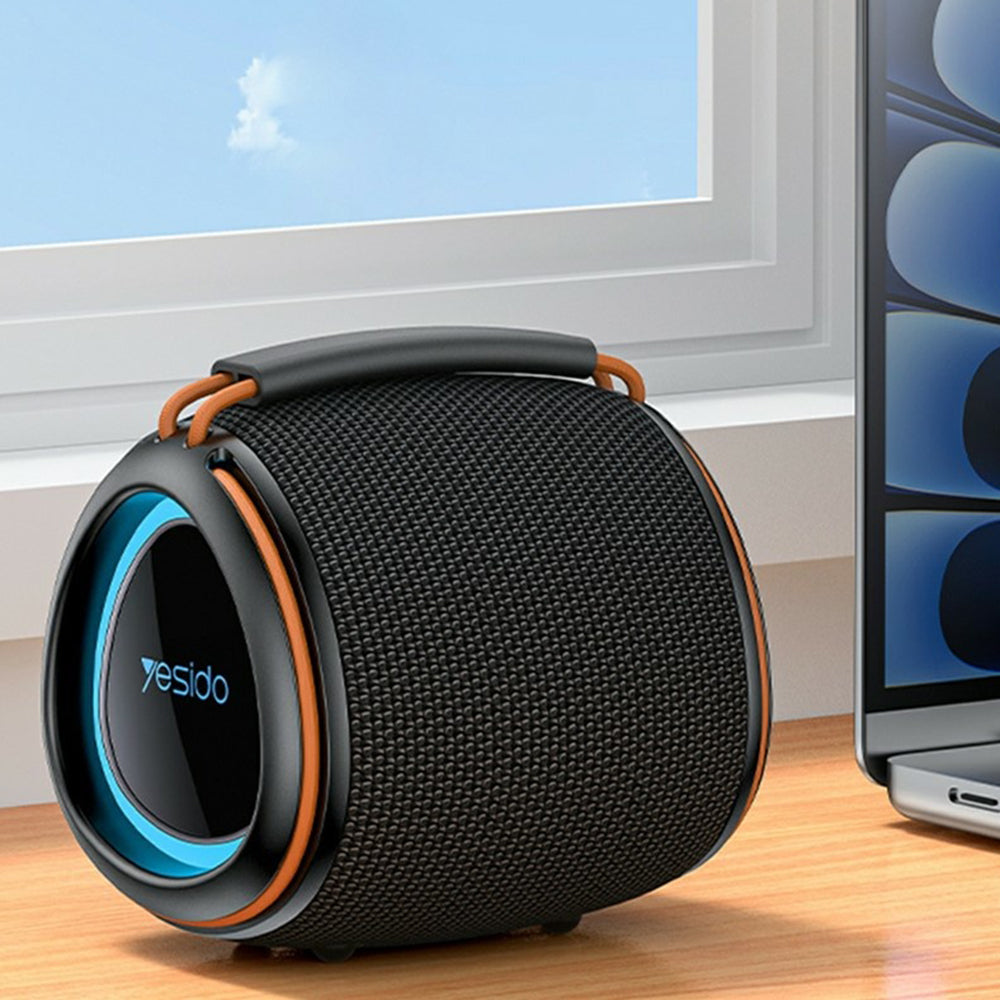 Bärbar Bluetooth-högtalare Yesido YSW40, 8W, RGB, Svart