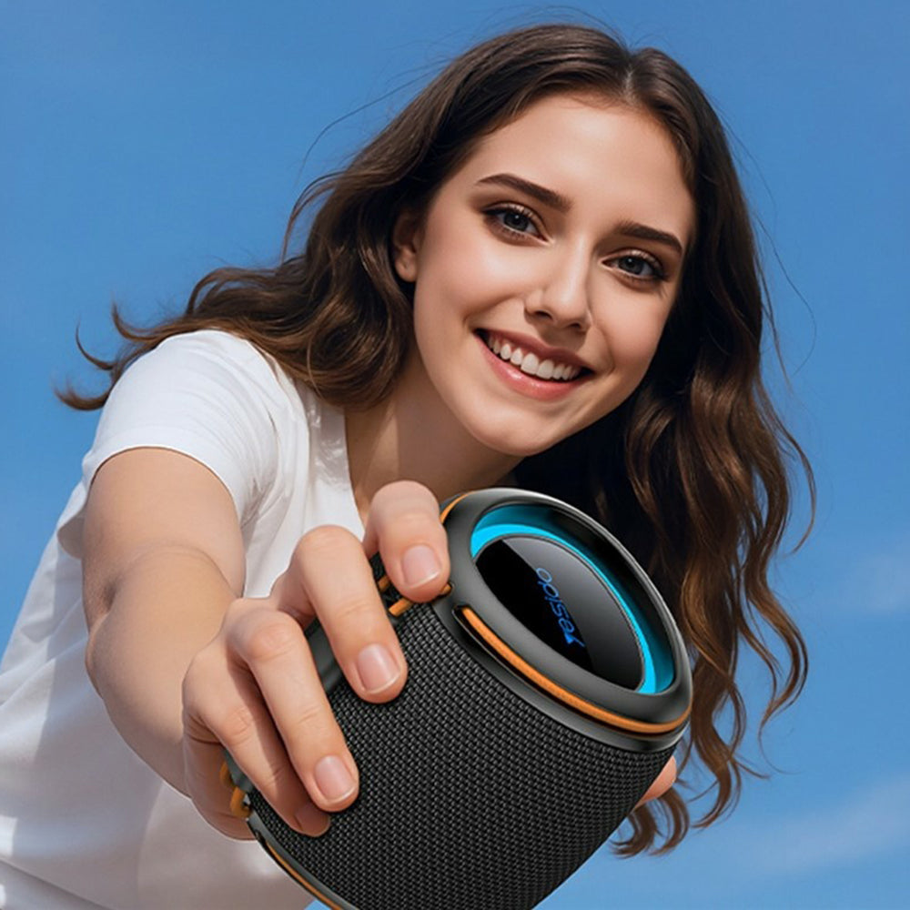 Bärbar Bluetooth-högtalare Yesido YSW40, 8W, RGB, Svart
