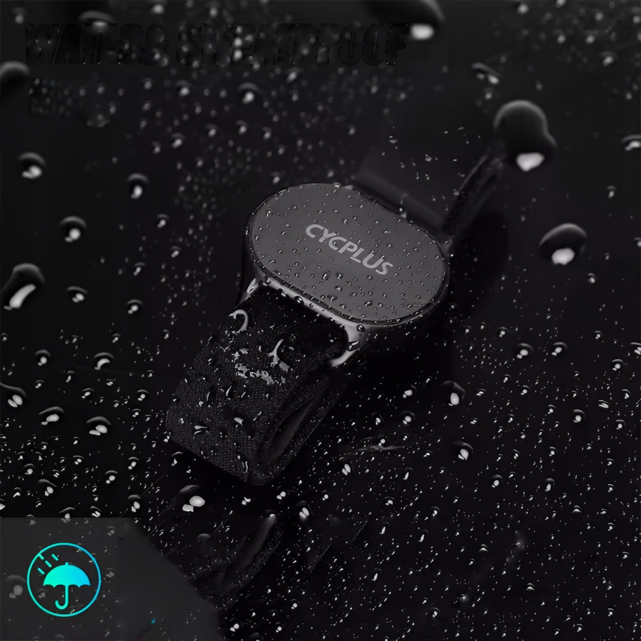 Cycplus H1 Pulsmätararmband, Svart