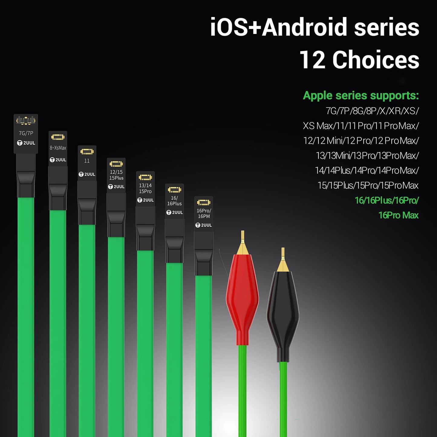 Strömkabel 2UUL PW02 för Apple iPhone / Android-serien