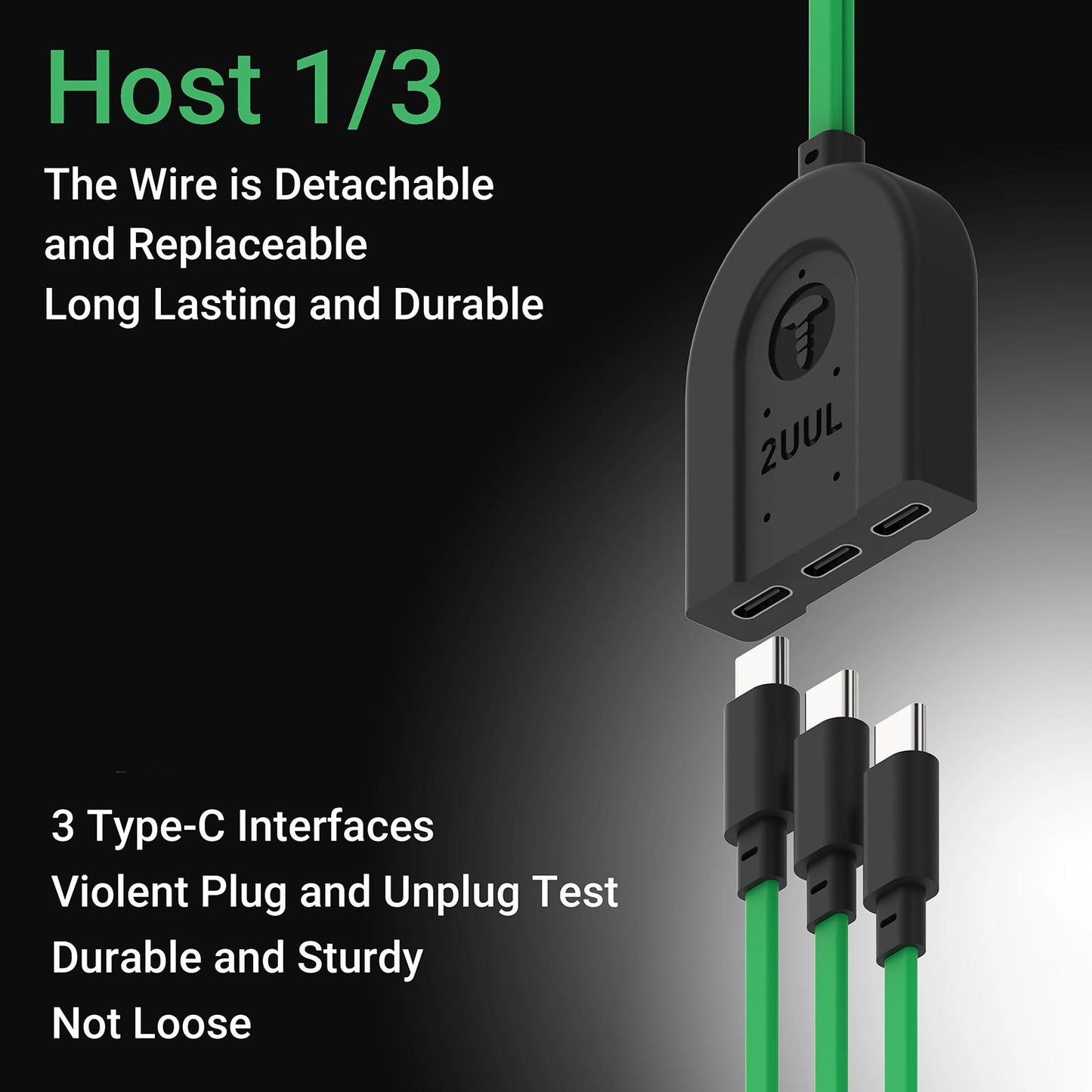 Strömkabel 2UUL PW02 för Apple iPhone / Android-serien