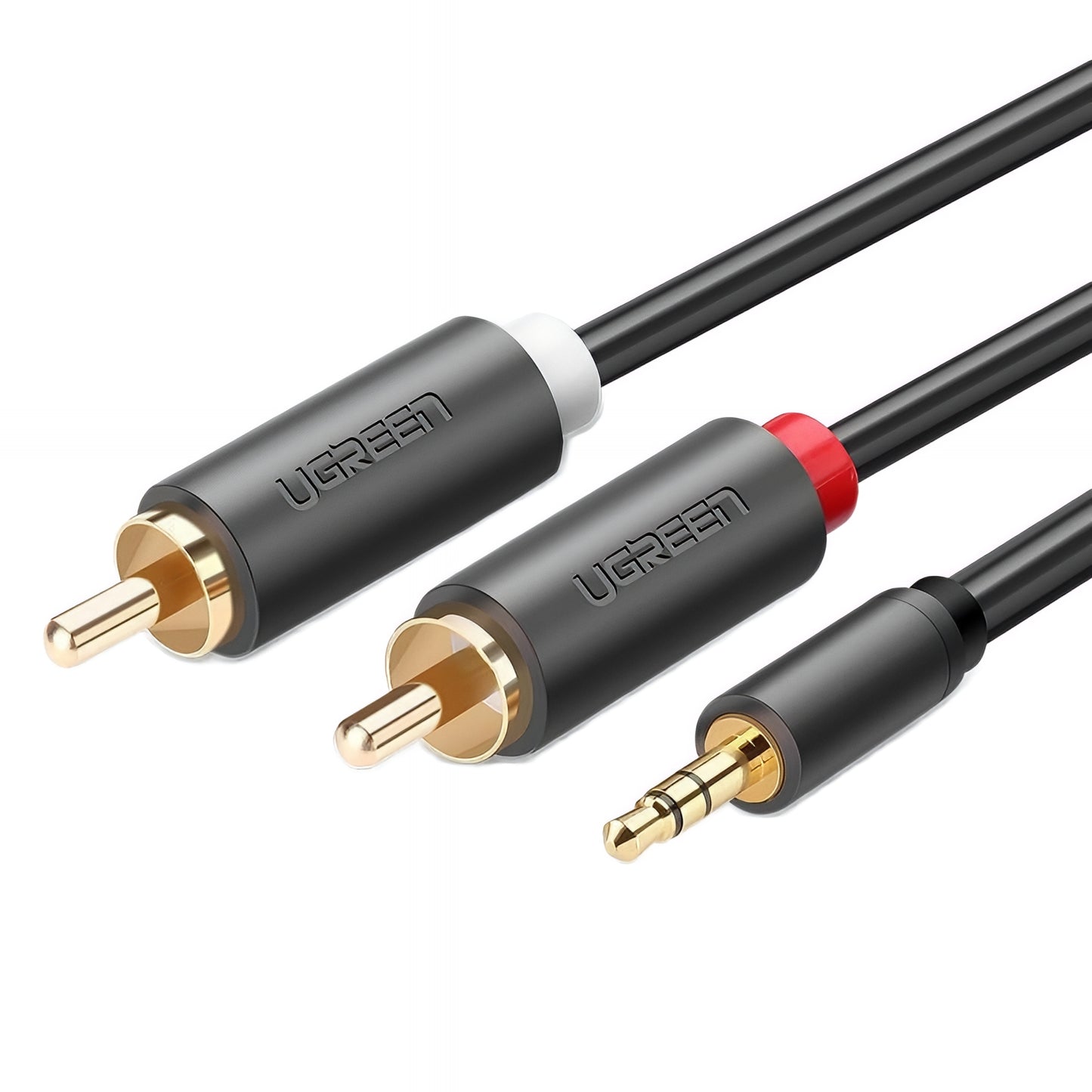 Audio Kabel 3.5mm - 2 x RCA UGREEN AV102, 1.5m, Grå