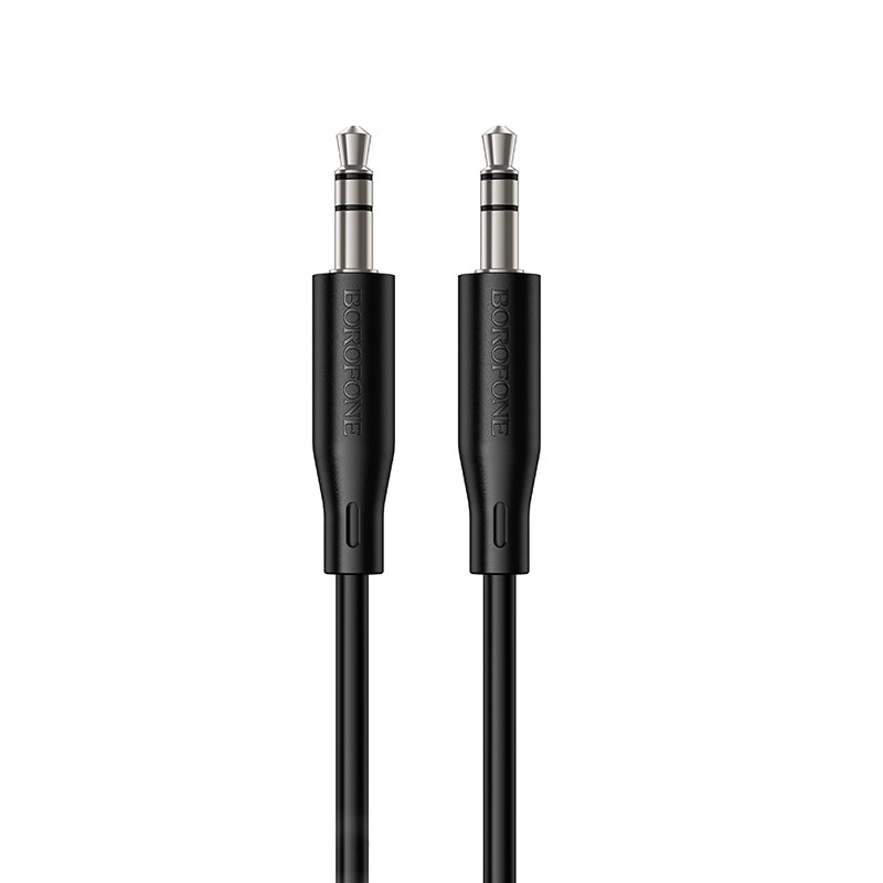 3,5 mm ljudkabel - 3,5 mm Borofone BL26 Standard, 1 m, svart