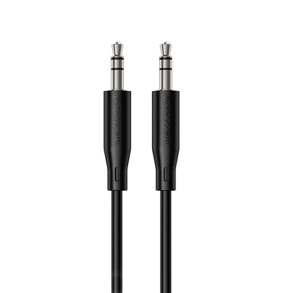 3,5 mm ljudkabel - 3,5 mm Borofone BL26 Standard, 1 m, svart