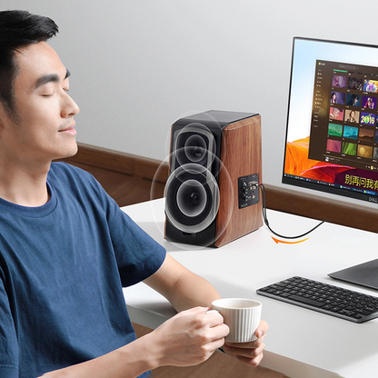 Audio Kabel 3.5mm - 2 x RCA UGREEN AV116, 1m, Svart