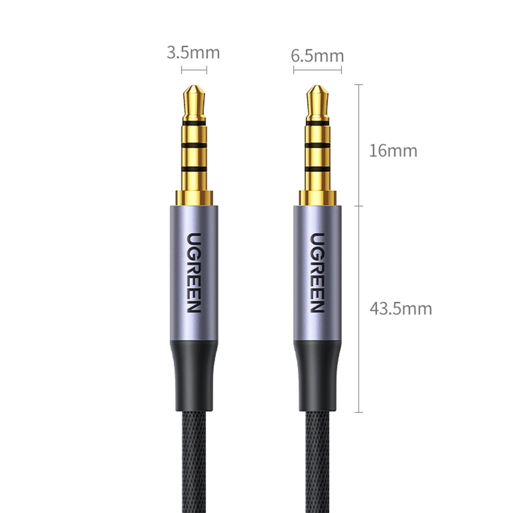 3,5 mm ljudkabel - 3,5 mm UGREEN AV183, 1,5 m, svart