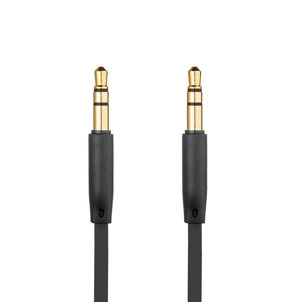 Audio Kabel 3.5mm - 3.5mm Fixed, 1m, Svart