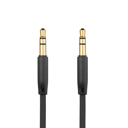 Audio Kabel 3.5mm - 3.5mm Fixed, 1m, Svart