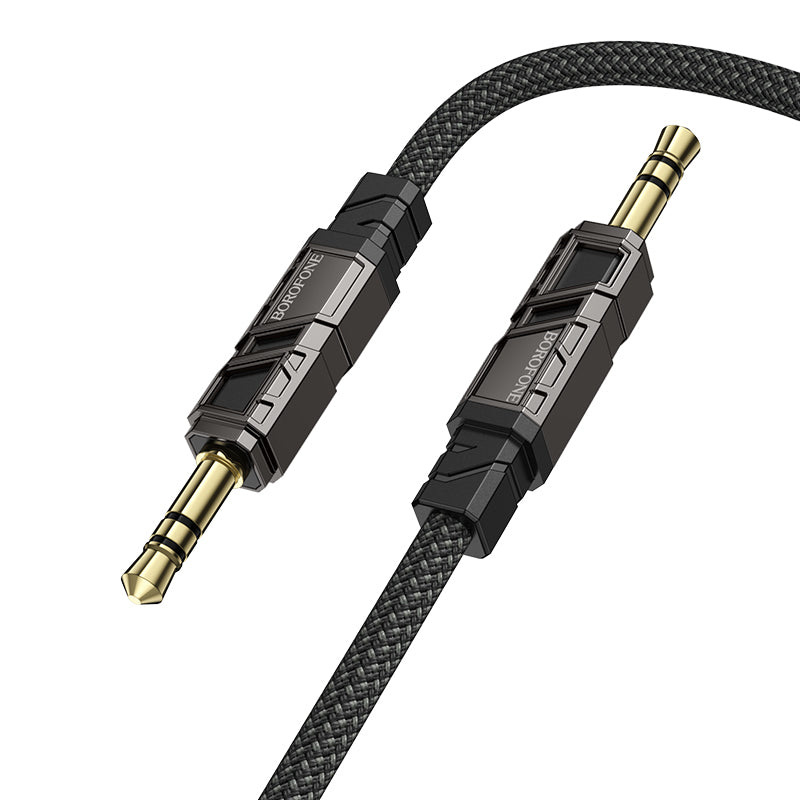 3.5mm - 3.5mm Borofone BL22 Dignity Audio Cable, 1m, Black