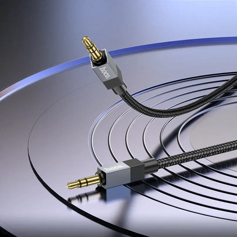 Audio Kabel 3.5mm - 3.5mm HOCO UPA32, 1m, Svart