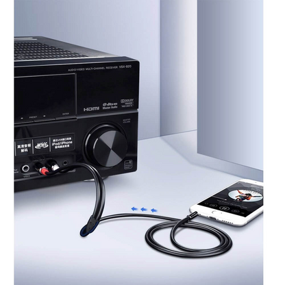 Audio Kabel 3.5mm - 2 x RCA UGREEN AV116, 5m, Svart