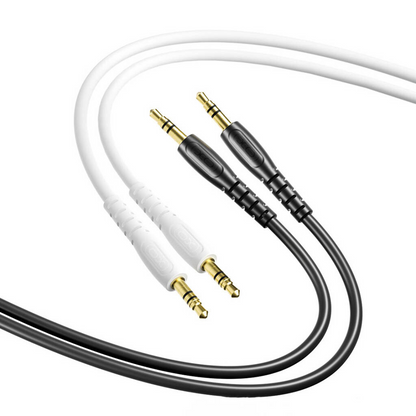 Audio Kabel 3.5mm - 3.5mm XO Design NB-R270, 1m, Vit