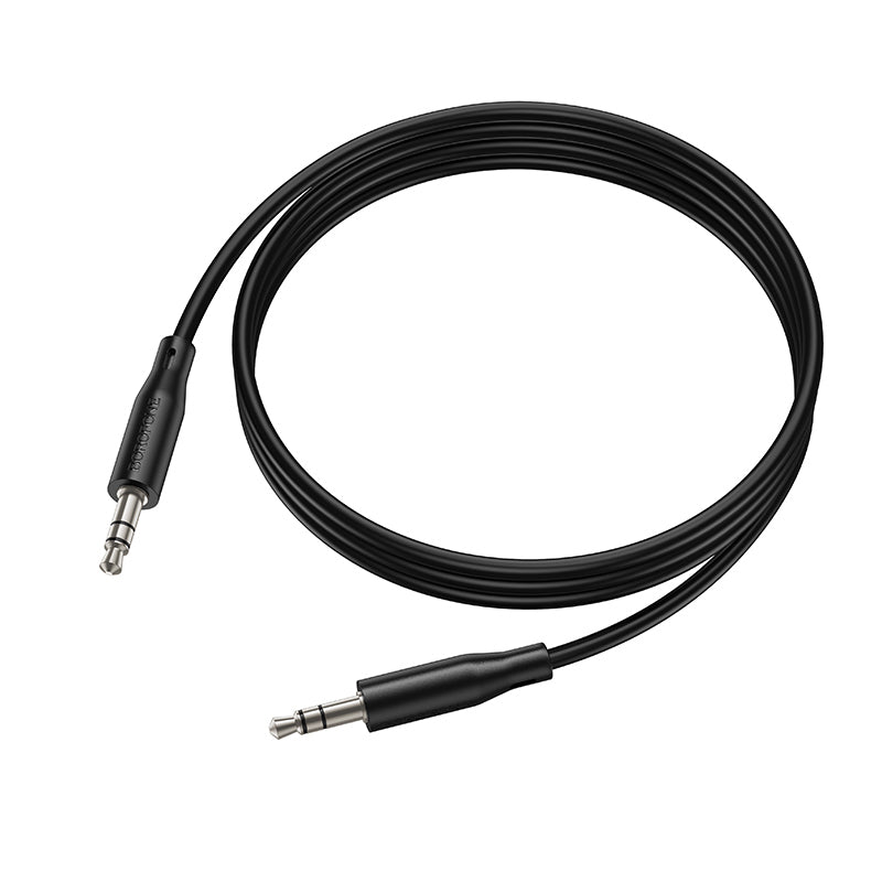 3,5 mm ljudkabel - 3,5 mm Borofone BL26 Standard, 1 m, svart