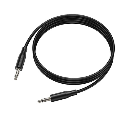 3,5 mm ljudkabel - 3,5 mm Borofone BL26 Standard, 1 m, svart
