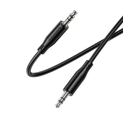 3,5 mm ljudkabel - 3,5 mm Borofone BL26 Standard, 1 m, svart