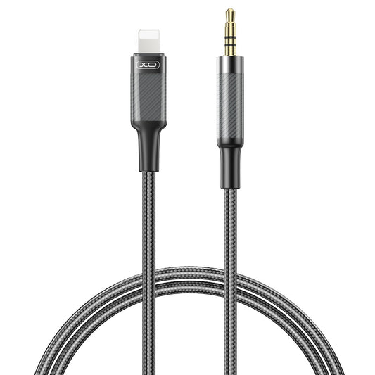 Audio Lightning-kabel - 3,5 mm XO Design NB-R279A, 1 m, Svart