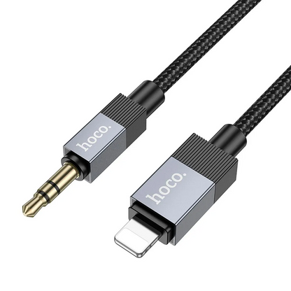 Audio Lightning-kabel - 3,5 mm HOCO UPA32A, 1 m, Svart