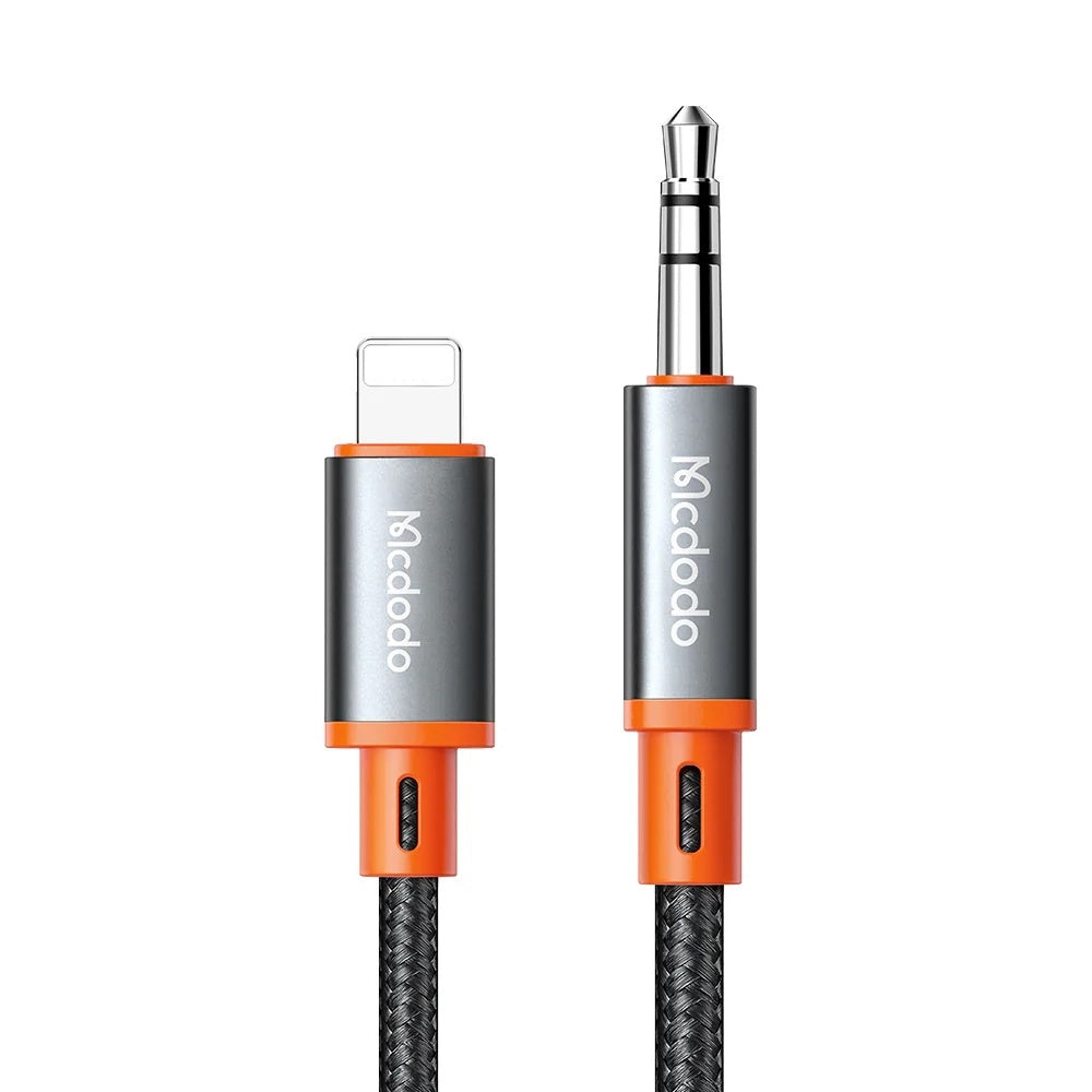 Lightning Audio-kabel - 3.5mm McDodo CA-0780 Castle, 1.2m, Svart