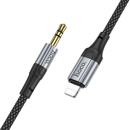 Audio Lightning-kabel - 3,5 mm HOCO UPA26, 1 m, Svart