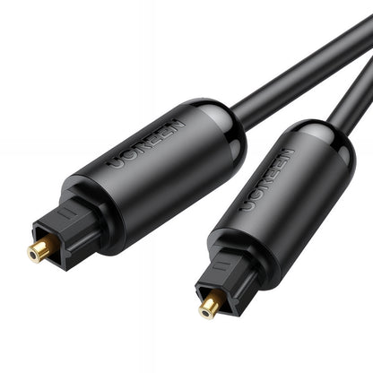 Optiskt ljudkabel UGREEN AV122, Toslink / SPDIF, 1,5 m, Svart