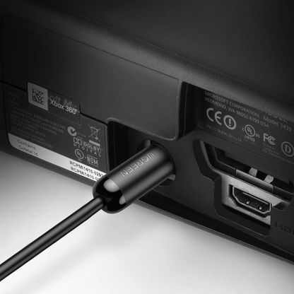 Optiskt ljudkabel UGREEN AV122, Toslink / SPDIF, 1,5 m, Svart