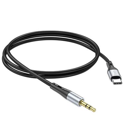 Audio Kabel USB-C - 3.5mm HOCO UPA22, 1m, Svart