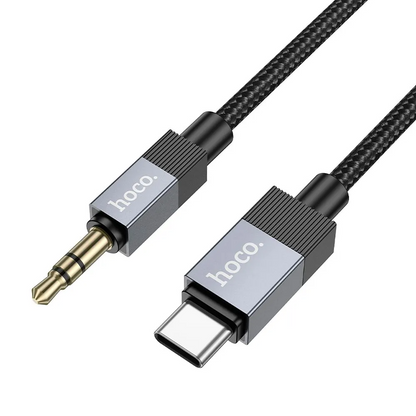 Audio Kabel USB-C - 3.5mm HOCO UPA32B, 1m, Svart