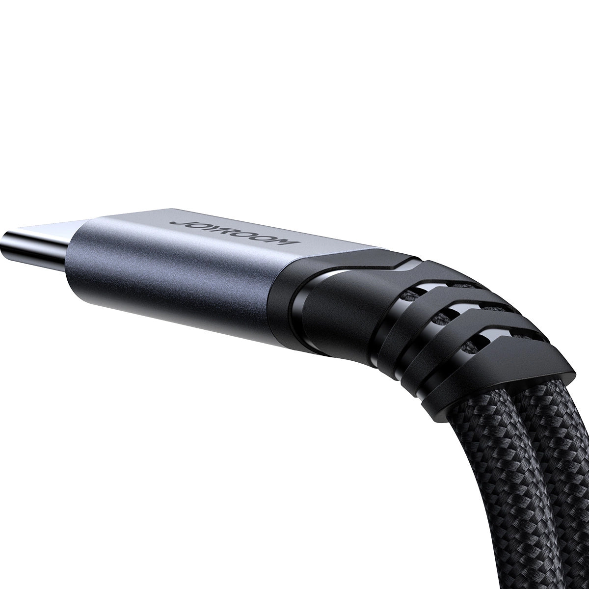 USB-C till 3.5mm / USB-C ljudkabel Joyroom SY-C02, 0.14m, Svart