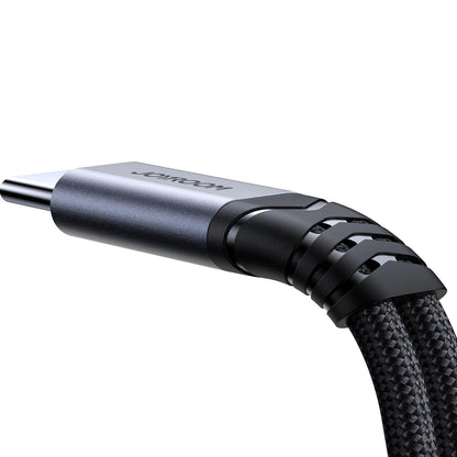 USB-C till 3.5mm / USB-C ljudkabel Joyroom SY-C02, 0.14m, Svart