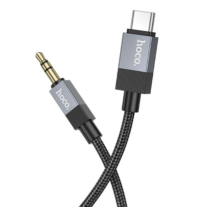 Audio Kabel USB-C - 3.5mm HOCO UPA32B, 1m, Svart