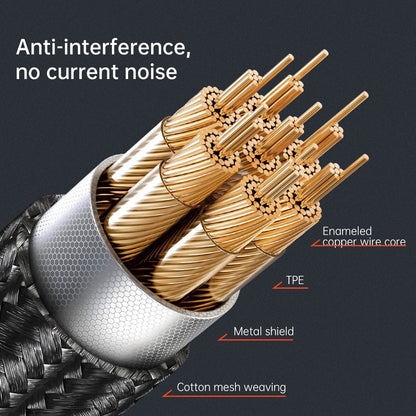 Audio-kabel USB-C - 3,5 mm McDodo CA-0900, 1,8 m, Svart