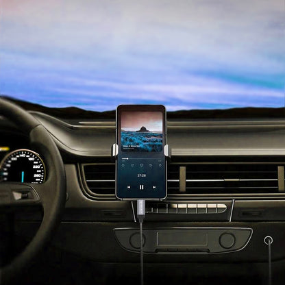 USB-C till 3.5mm Techsuit AC11 FuseXound ljudkabel, 0.5m, Grå