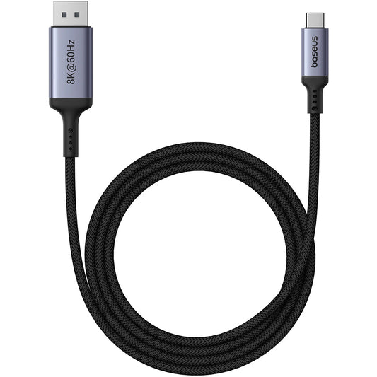 Audio- och videokabel USB-C - DisplayPort Baseus Ultra Clarity, 8K, 2m, Svart B0063370D111-01