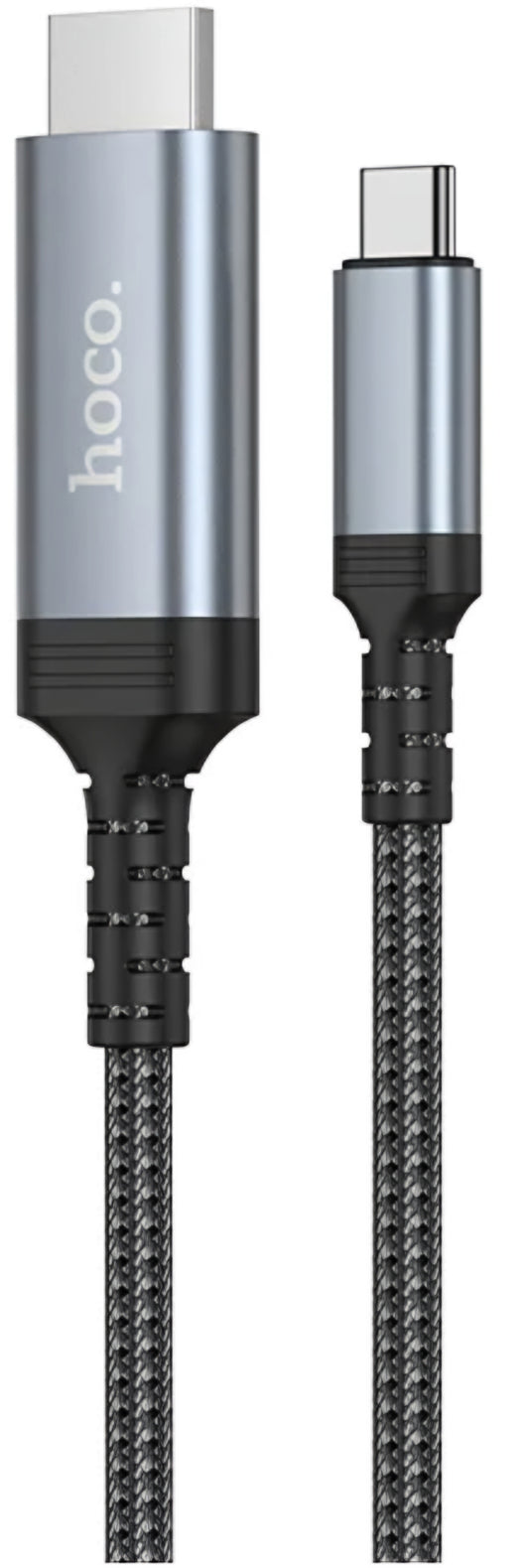 Audio- och videokabel USB-C - HDMI HOCO UA43, 1.8m, Grå
