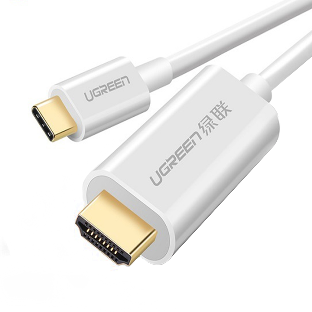Audio- och videokabel USB-C - HDMI UGREEN MM121, 1.5m, Vit