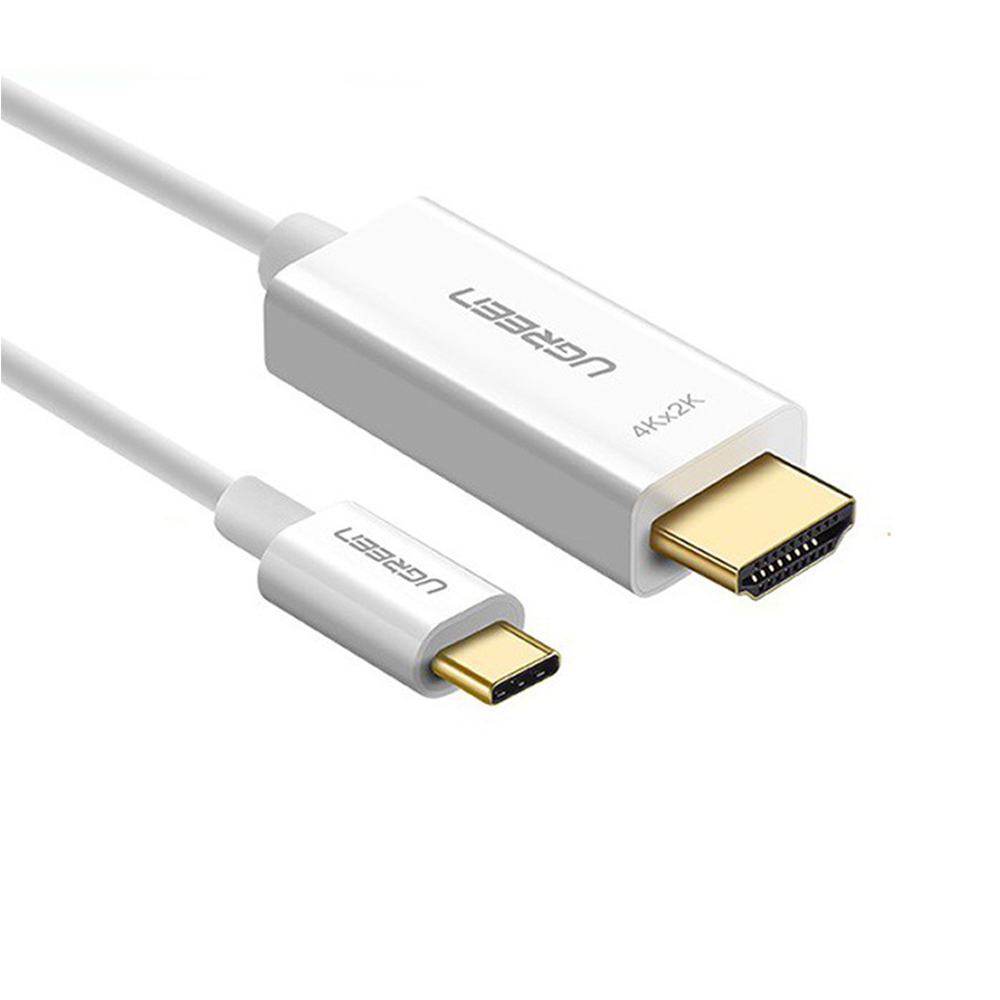 Audio- och videokabel USB-C - HDMI UGREEN MM121, 1.5m, Vit