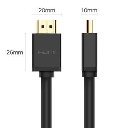 Videokabel UGREEN HD104, HDMI - HDMI, 4K, 1m, Svart