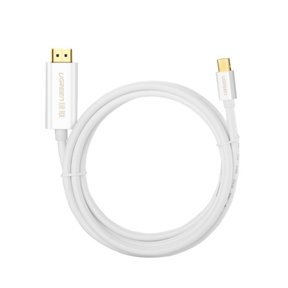 Audio- och videokabel USB-C - HDMI UGREEN MM121, 1.5m, Vit