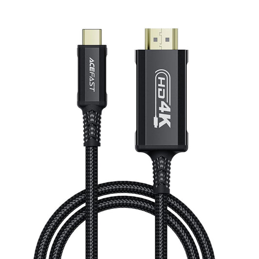 Audio- och videokabel USB-C - HDMI Acefast C1-10, 1.8m, Svart