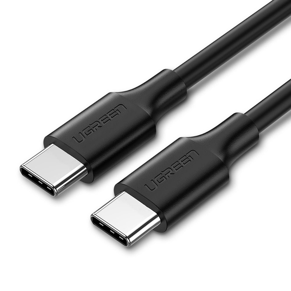 USB-C till USB-C data- och laddningskabel UGREEN US286, 60W, 1m, Svart