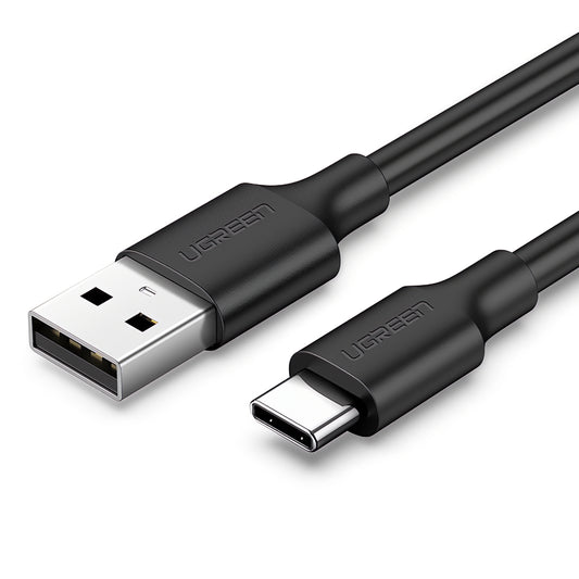 USB-A till USB-C data- och laddningskabel UGREEN US287, 18W, 2m, Svart
