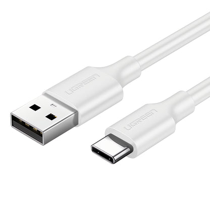 USB-A till USB-C data- och laddningskabel UGREEN US287, 18W, 1,5m, Vit
