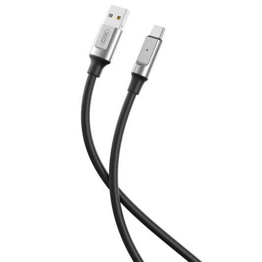 USB-A - USB-C Data- och Laddningskabel XO Design NB251, 18W, 1m, Svart
